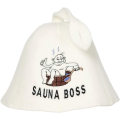 Prix ​​de broderie en feutre de laine favorable chapeau sauna